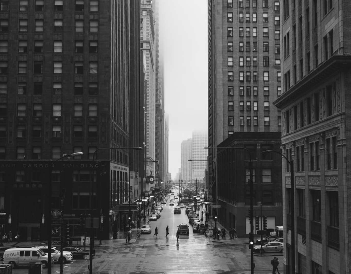 Street in a busy city